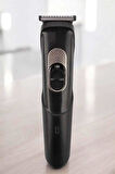 Saç Sakal Vücut Şarjlı Kablosuz Tıraş Makinesi Profesyonel Paslanmaz Çelik