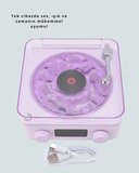 360° Sesli Kablosuz Hoparlör – Retro Tasarım ve Projektör Işığı -
