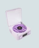 360° Sesli Kablosuz Hoparlör – Retro Tasarım ve Projektör Işığı -