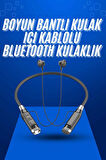 Boyun Bantlı SD Kart Girişli Yüksek Perfomanslı Bluetooth Kulaklık