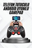 Yeni Nesil X3 Gamepad Android Uyumlu Telefon Tutucu Özellikli Joystick