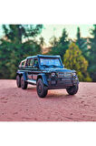 G63 Amg 6x6 Koleksiyon Metal Araba 12cm Lüks Arazi Araba Siyah