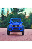 G63 Amg 6x6 Koleksiyon Metal Araba 12cm Lüks Arazi Araba Mavi