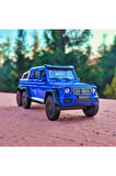 G63 Amg 6x6 Koleksiyon Metal Araba 12cm Lüks Arazi Araba Mavi
