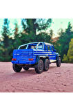 G63 Amg 6x6 Koleksiyon Metal Araba 12cm Lüks Arazi Araba Mavi
