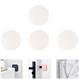 Microcase Darbe Önleyici Yapışkanlı Silikon Kapı Kolu Stoperi Tamponu Yuvarlak Tasarım - SİYAH AL5003 4 Adet