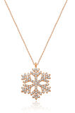 Kartanesi Kolye - Rose Gold Kaplama 925 Ayar Gümüş - Uvps100177