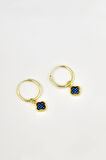 925 Ayar Gümüş Gold Kaplama Van Cleef Küpe