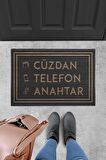 Evaşk Kapı Önü Paspası Vinil Kaymaz Tabanlı 40x60