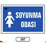 Bayan Soyunma Odası Levhası