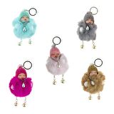 Uyuyan Bebek Anahtarlık Yumuşak Tüylü 10 Cm