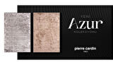 Pierre Cardin Azur UZ02E Gri Mavi Pamuk Akrilik Yumuşak Dokulu Modern Kilim Halı