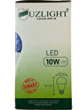 Uzlight 10W(75W) 11000K (Mavi Işık) E27 Duylu Led Ampul (4 Adet)