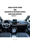 Renault Captur Techno 2024 Navigasyon ve Multimedya Uyumlu Nano Ekran Koruyucu