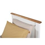 Uren Modern İnci Beyaz Tek Kişilik Karyola 120x200