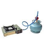 Nurgaz Portatif Ocak Haki + Hortum Dedantör Set