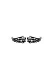 Kanat Sticker (Oto-Motor-Laptop-Duvar-Dekor) 10 x 2 cm
