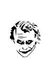 Joker Kafa Sticker Oto Motor Laptop Duvar Folyo Sticker 10x11 Cm