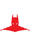 Batman Tasarım Sticker (Oto-Motor-Laptop-Duvar-Dekor) 10 x 8 cm