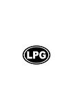 Lpg Sticker Oto Motor Laptop Duvar Folyo Sticker 10 X 7 Cm