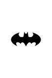 Batman Amblem Sticker Oto Motor Laptop Duvar Folyo Sticker 10x5 Cm