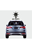 Akp Logo Oto özel yeni sticker 23*27 Cm