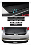 Mazda 3 Bağaj Ve Kapı Eşiği Karbon Sticker (set)