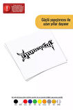 Immortal - Araç, Oto, Laptop, Duvar Uyumlu Sticker 70*42 Cm