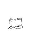 Gazi M.Kemal-K.Atatürk İmza Sticker (Oto-Motor-Laptop-Duvar-Dekor)İ 30 x 14 cm