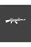 Illegal Ak-47 Oto Sticker Araba Sticker Oto Cam Yazı Araba Cam Yazı Sticker
