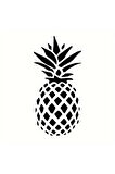 Ananas Oto Arka Cam Sticker 5 X 10 Cm