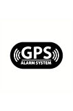 Gps Alarm System Oto Arka Cam Sticker 16 x 8 cm