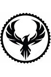 Kartal Desen 2.Model Tasarım Sticker 10 x 10 cm