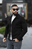 Erkek Slim Fit Deri Ceket