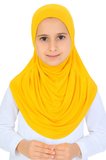 Kız Çocuk Hazır Başörtüsü Pratik Penye Şal Tesettür Giyim