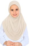 Kız Çocuk Hazır Başörtüsü Pratik Penye Şal Tesettür Giyim