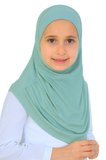 Kız Çocuk Hazır Başörtüsü Pratik Penye Şal Tesettür Giyim
