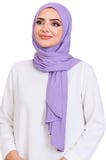 Penye Boyun Kapamalı Şal Başörtü Hazır Giyim Turban Esnek Jersey Şal