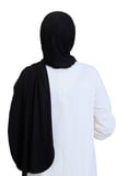 Penye Boyun Kapamalı Şal Başörtü Hazır Giyim Turban Esnek Jersey Şal