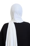 Penye Boyun Kapamalı Şal Başörtü Hazır Giyim Turban Esnek Jersey Şal