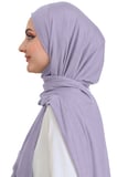 Penye Boyun Kapamalı Şal Başörtü Hazır Giyim Turban Esnek Jersey Şal