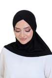 Kadın Hazır Türban Çapraz Tek Parça Pratik Namaz Başörtüsü