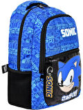 Sonic Okul Çantası+ Kalem Çantası + Su Matarası