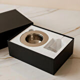 Deluxe El Yapımı Çelik Viski Soğutucu ve Premium Viski Kadehi Seti