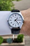 Casio CSISTE9 Kadranı Beyaz Kordonu Siyah Renk Hediye Paketli Erkek Kol Saati