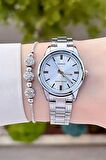 Casio CSISTE59 Gümüş Renk Hediye Paketli Kadın Kol Saati ve Bileklik