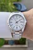 Casio CSISTE48 Kadranı Beyaz Kordonu Gümüş Renk Hediye Paketli Erkek Kol Saati