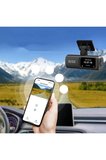 4K Araç Kamerası WiFi Gece Görüşü Hareket Algılama Geniş Açılı Lens 1.47 İnç Ekran Döngüsel Kayıt
