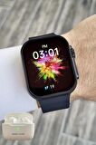 Daniel Klein DKISTE1161 Android/ios Uyumlu Arama Özellikli Siyah Renk Kordonlu Akıllı Kol Saati ve Bluetooth Kulaklık