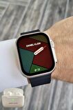 Daniel Klein DKISTE1154 Android/ios Uyumlu Arama Özellikli Siyah Renk Kordonlu Akıllı Kol Saati ve Bluetooth Kulaklık